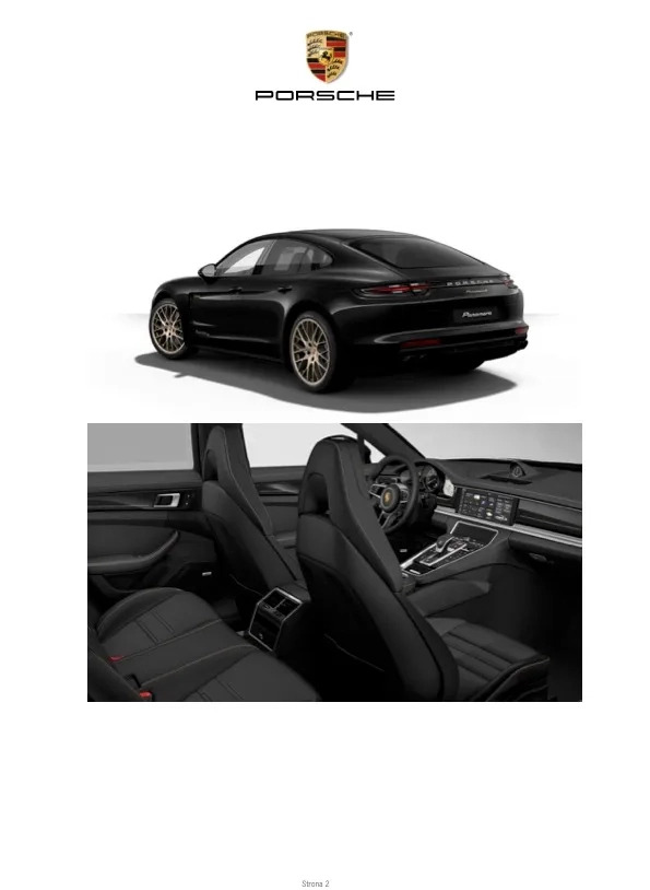 Porsche Panamera cena 499000 przebieg: 45000, rok produkcji 2020 z Warszawa małe 254